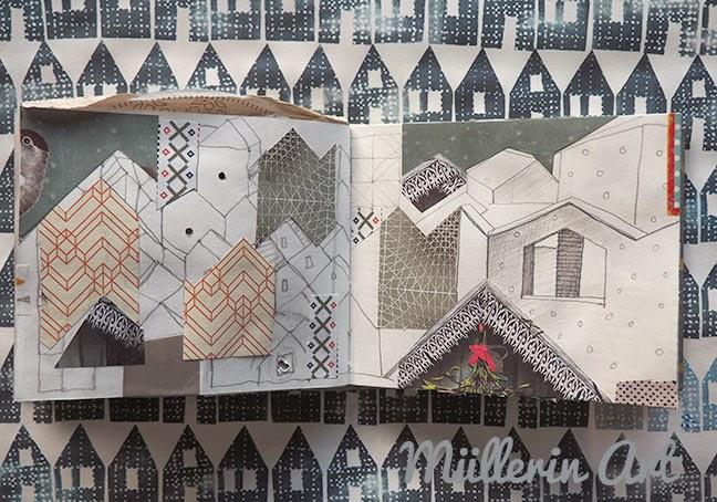 Häuser-Muster-Skizzenbuch-Müllerin Art