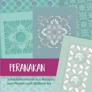 Plotterschablonen: Peranakan - Malaysische Muster