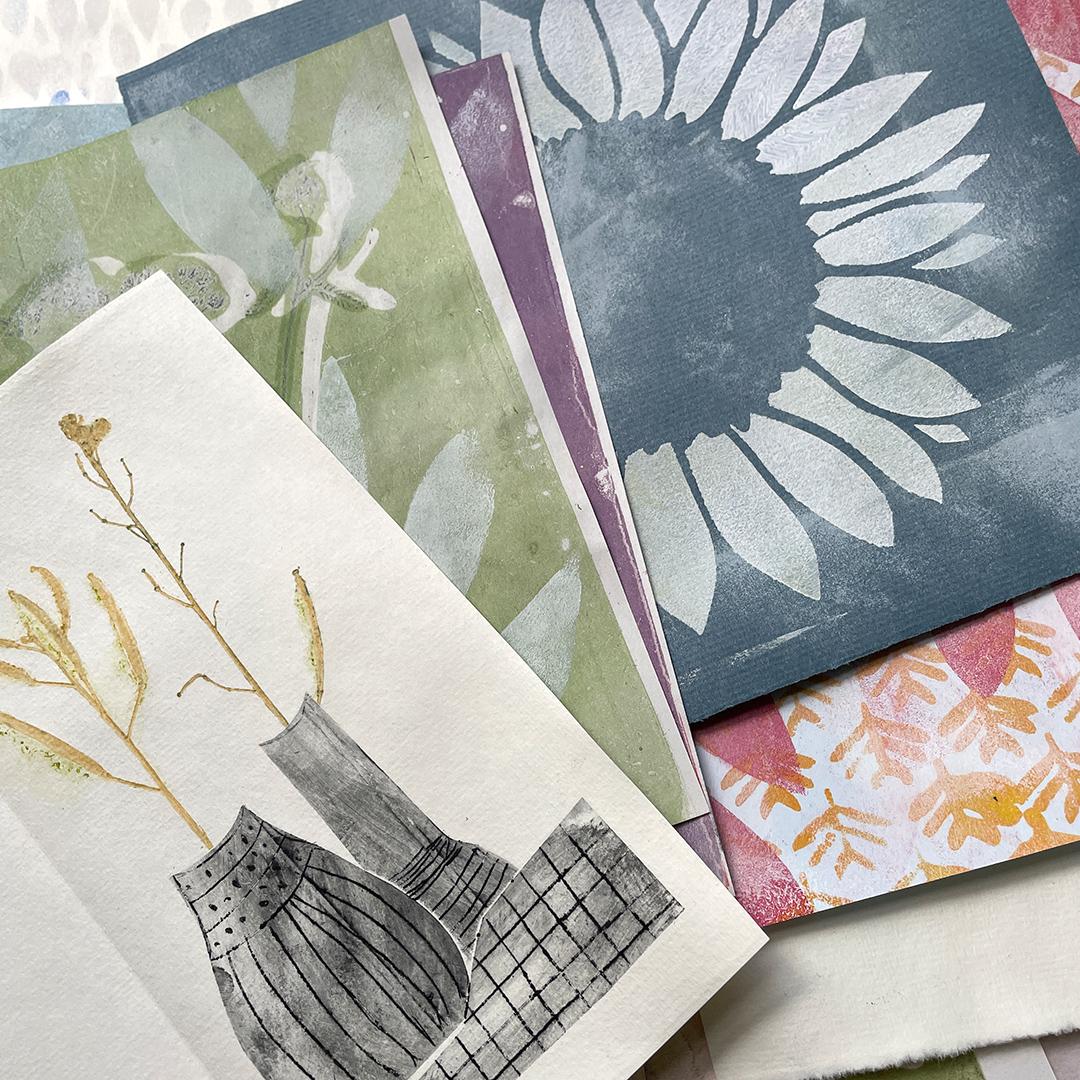 Sommerbuch-Workshop im ©muellerinartstudio
Drucke: Corinna S. 

