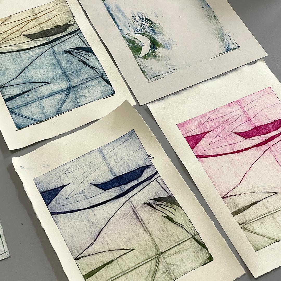 Druck: Irmgard, Milchütendruck-Workshop im ©muellerinartstudio