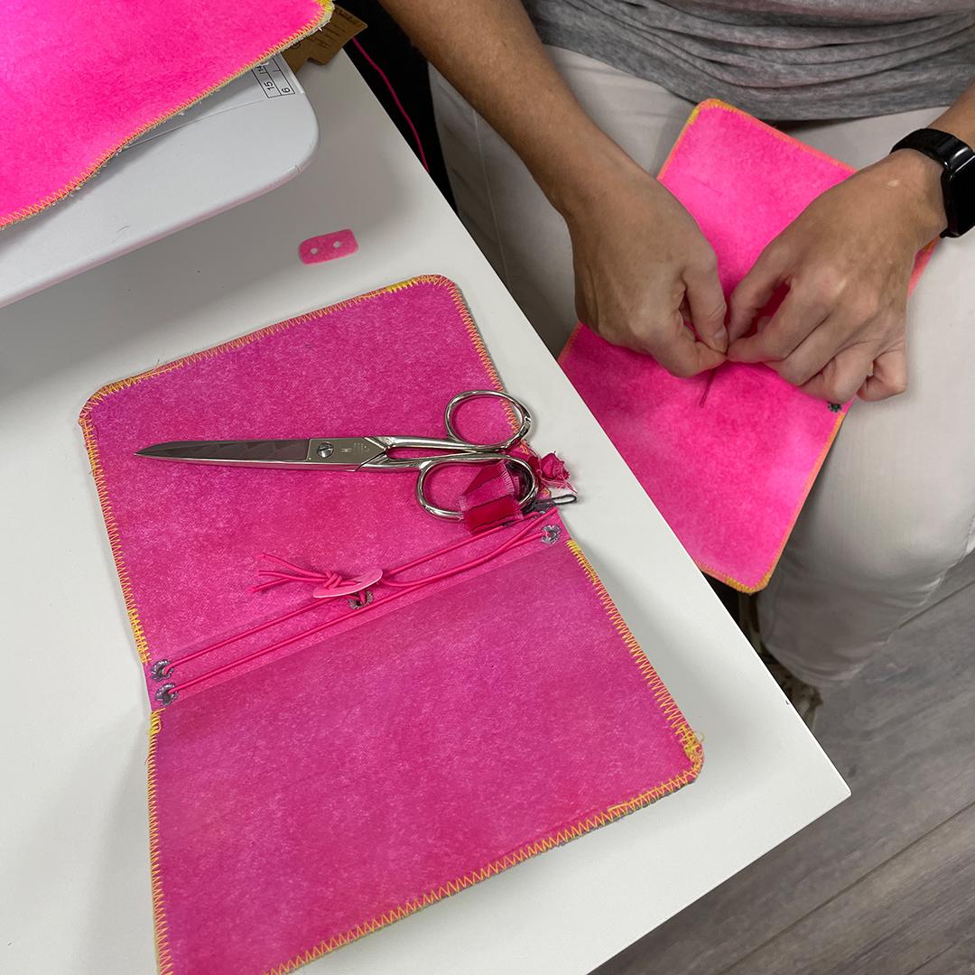 Textile Eskalation im Almatela ©muellerinartstudio