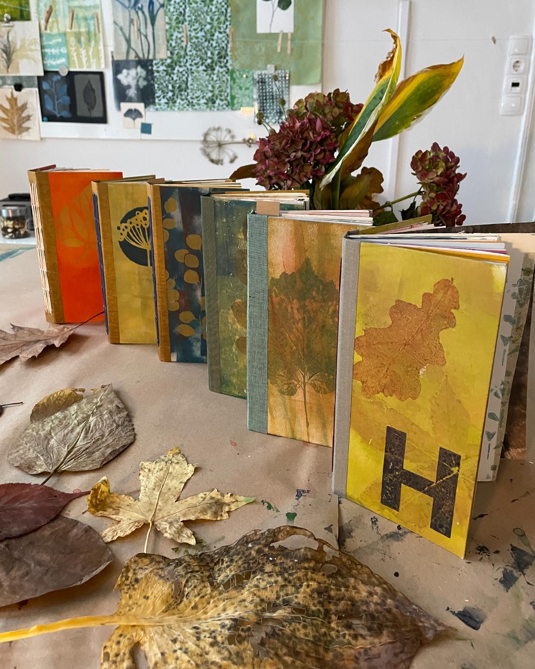 Herbstbücher Workshop im ©muellerinartstudio