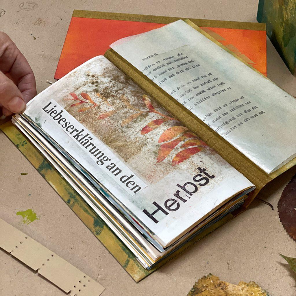 Herbstbücher Workshop im ©muellerinartstudio