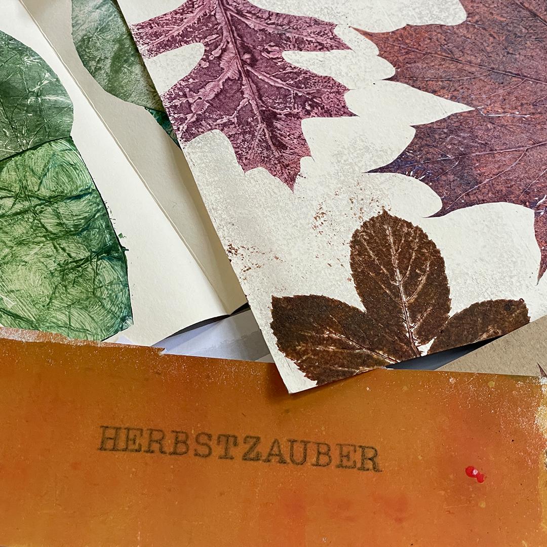 Herbstbücher Workshop im ©muellerinartstudio