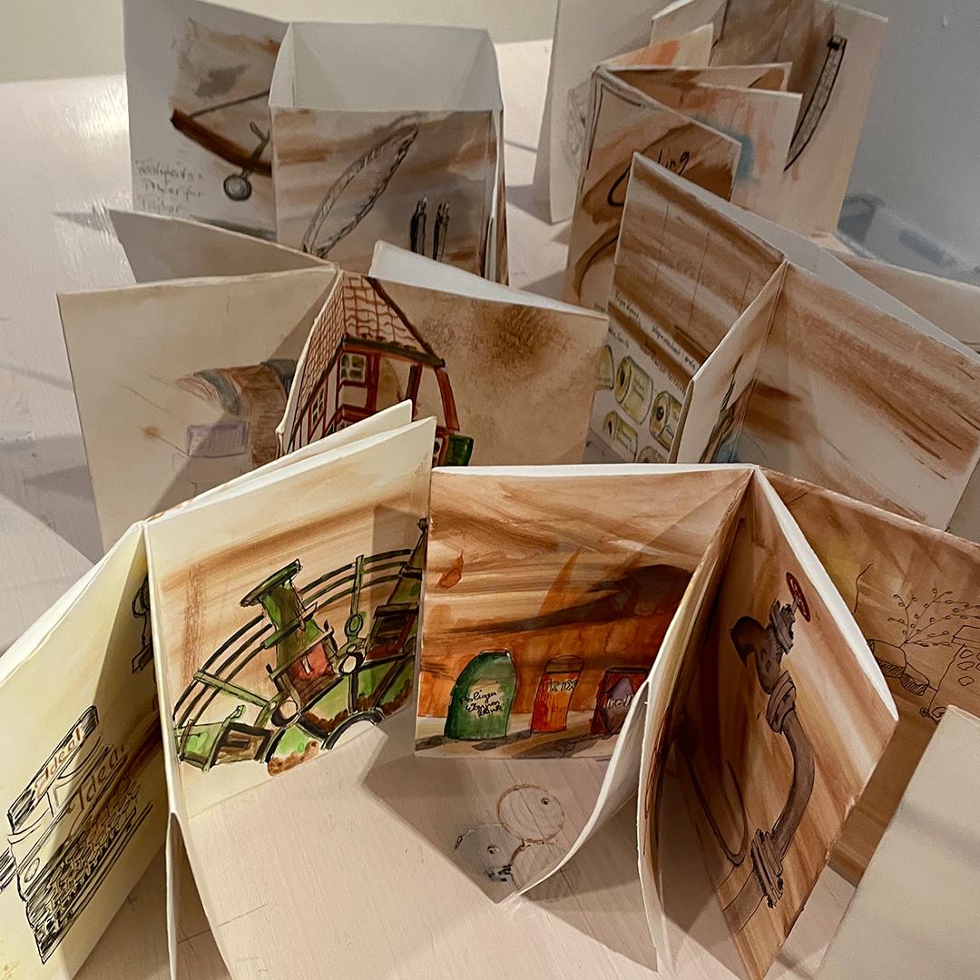 zeichnen an der Alten Dombach ©muellerinartstudio