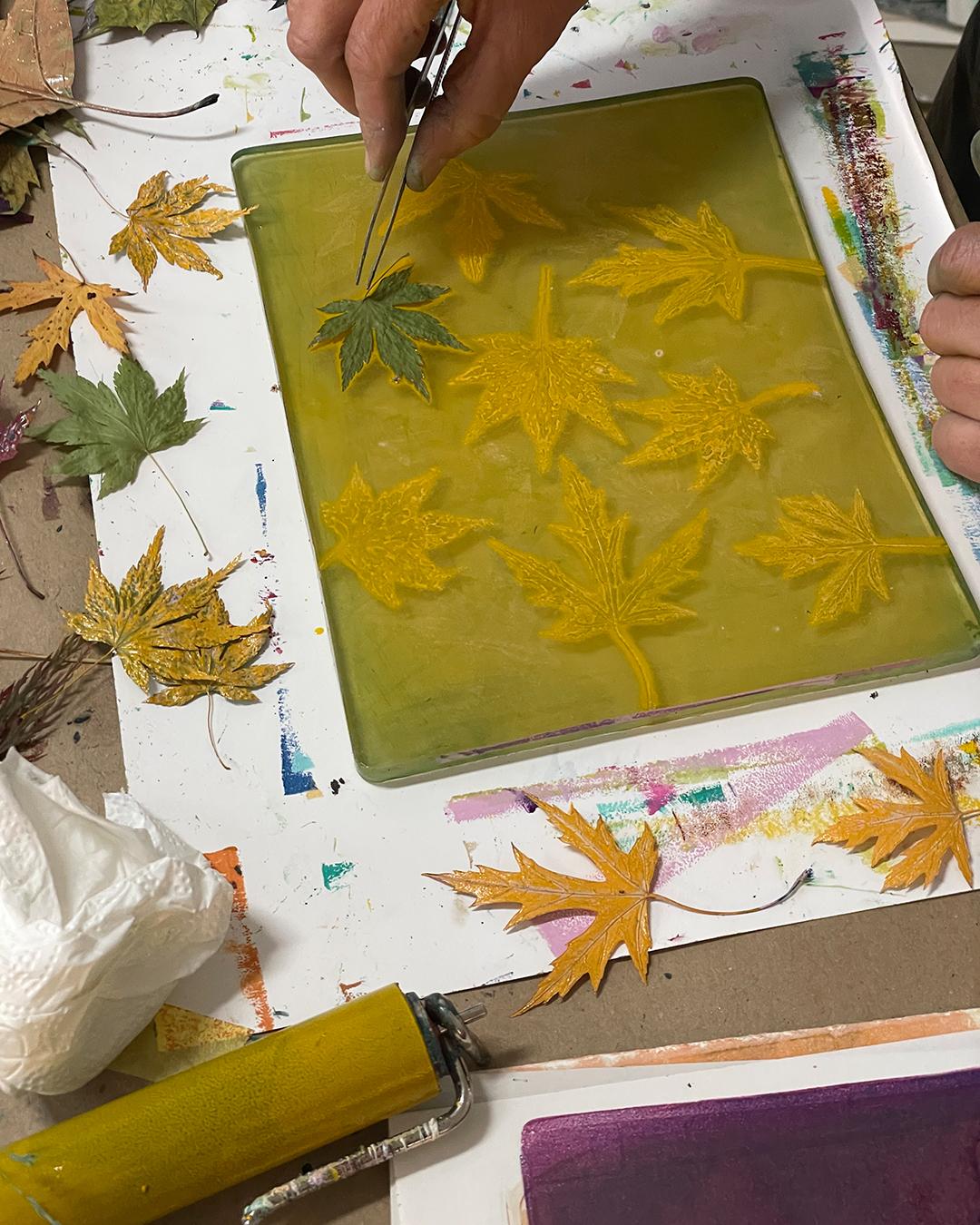 Herbstdruckerei im ©muellerinartstudio