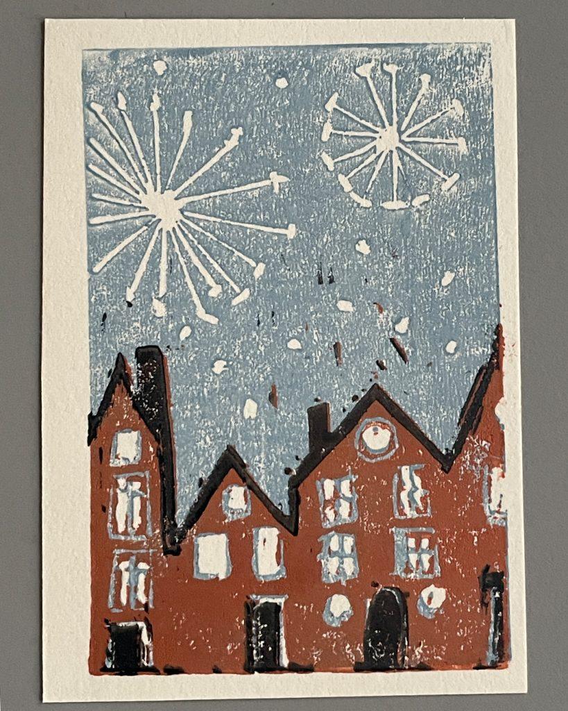 weihnachtlicher Reduktionsdruck ©muellerinartstudio