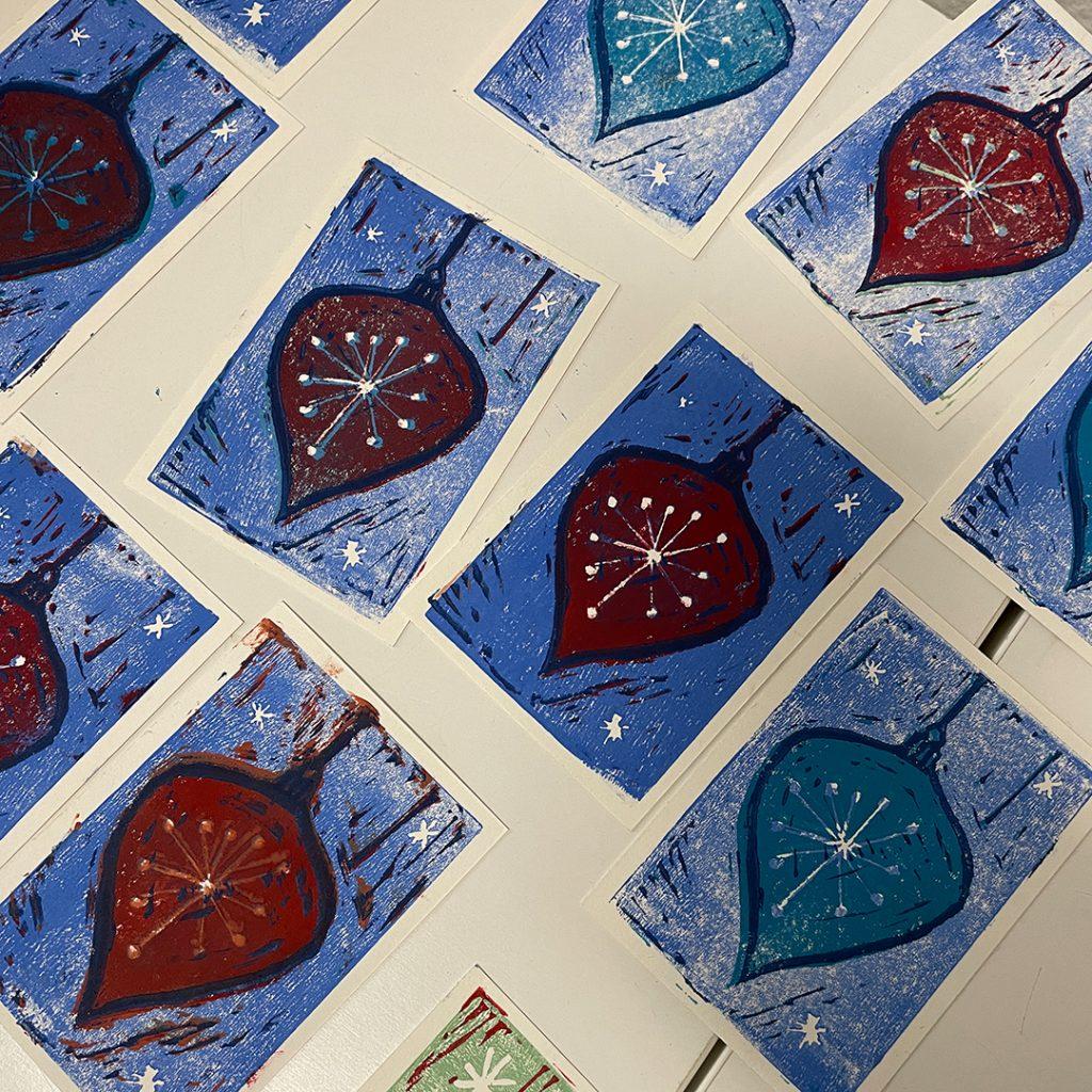 weihnachtlicher Reduktionsdruck ©muellerinartstudio