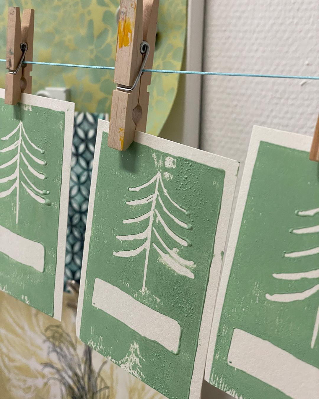 weihnachtlicher Reduktionsdruck ©muellerinartstudio