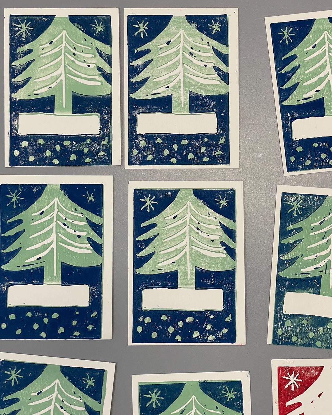 weihnachtlicher Reduktionsdruck ©muellerinartstudio