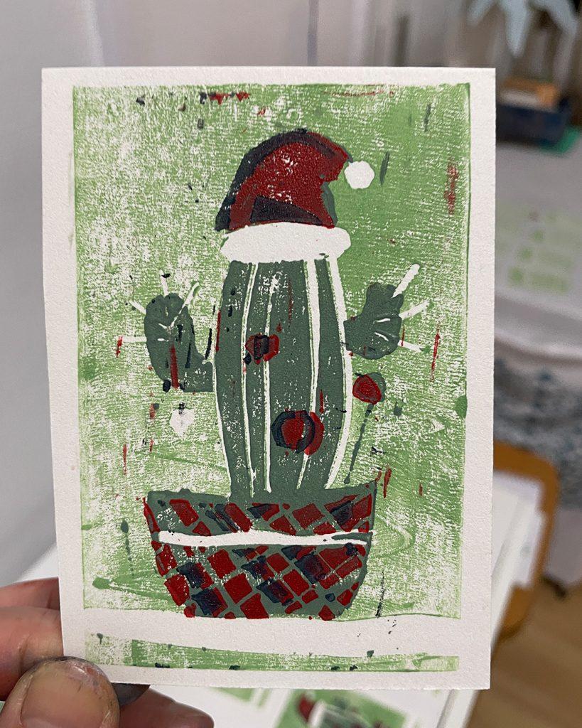 weihnachtlicher Reduktionsdruck ©muellerinartstudio