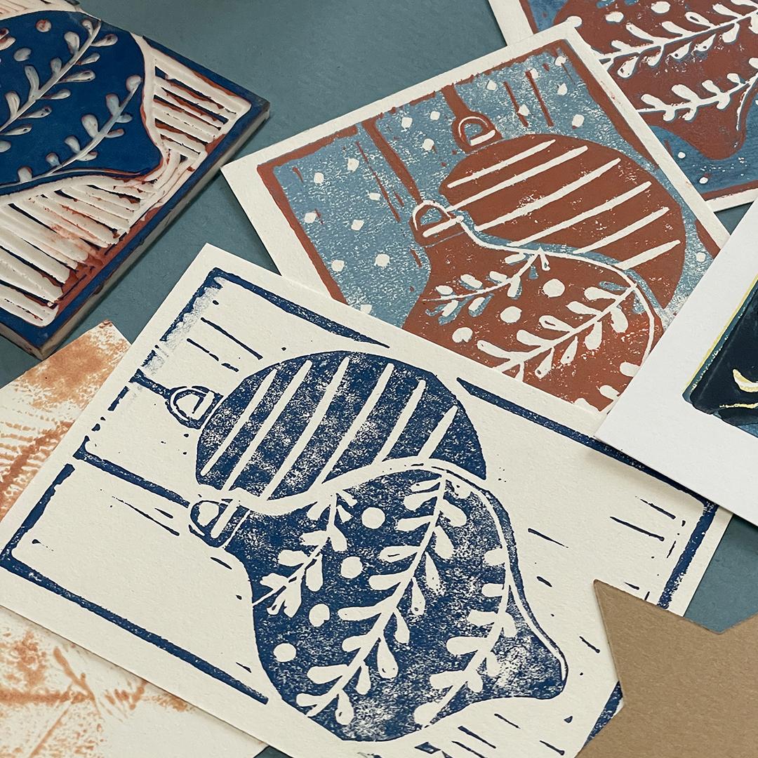 weihnachtlicher Reduktionsdruck ©muellerinartstudio