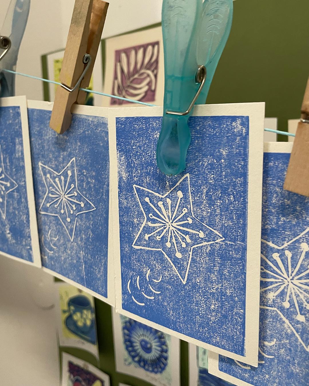 weihnachtlicher Reduktionsdruck ©muellerinartstudio