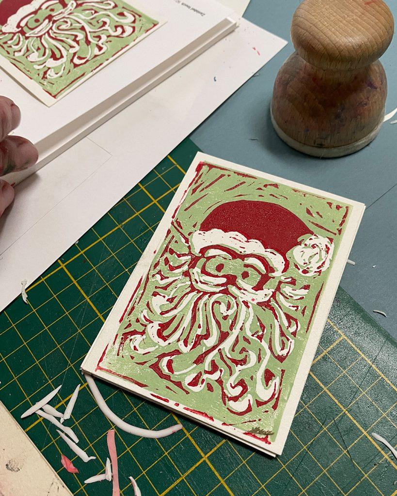 weihnachtlicher Reduktionsdruck ©muellerinartstudio