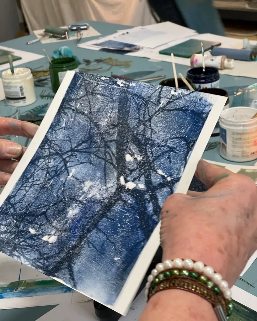 Winterbuch-Workshop im Müllerin Art Studio ©muellerinartstudio