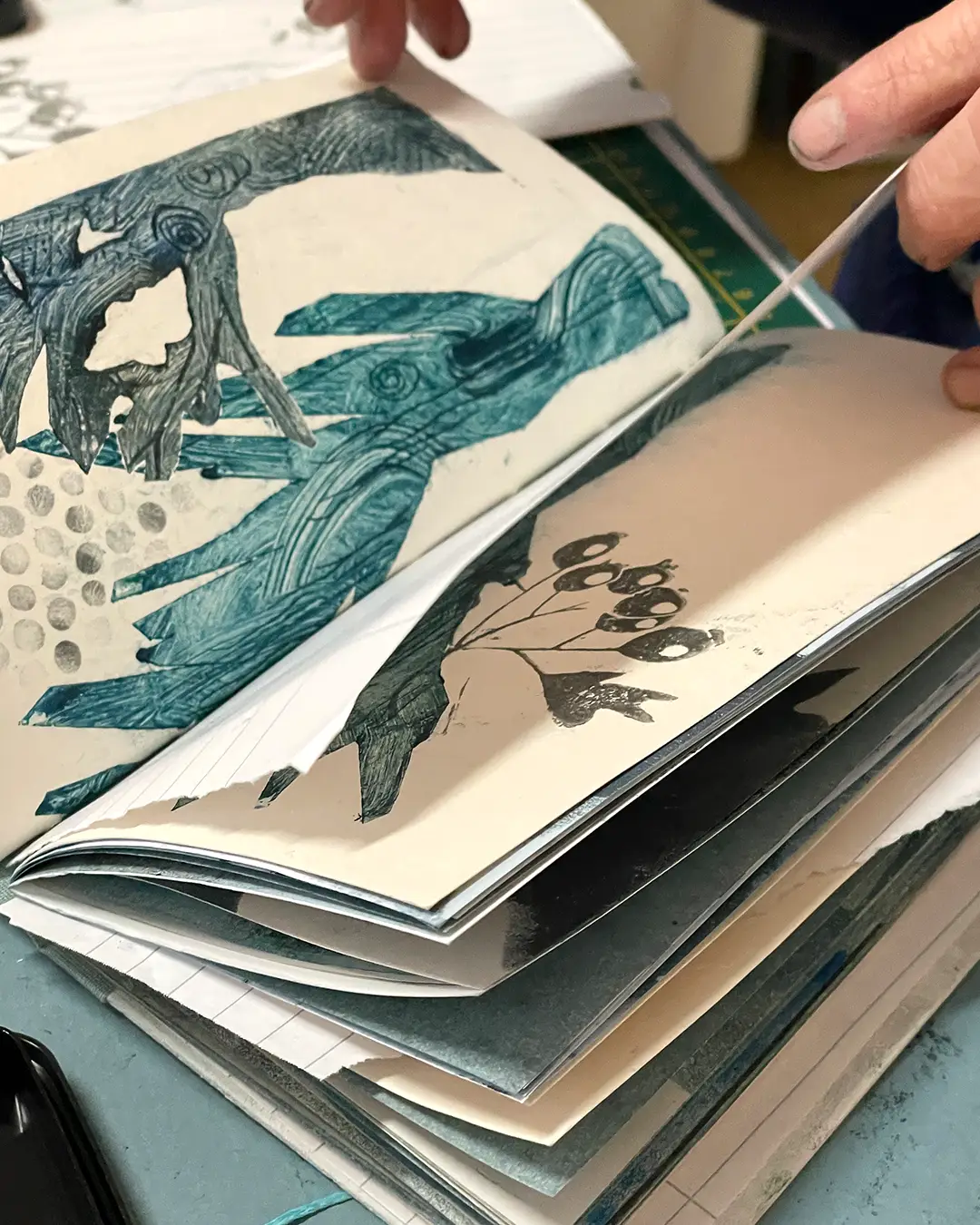 Winterbuch-Workshop im Müllerin Art Studio ©muellerinartstudio