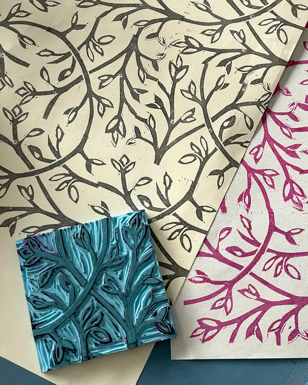 Rapport-Stempel Zweige ©muellerinartstudio