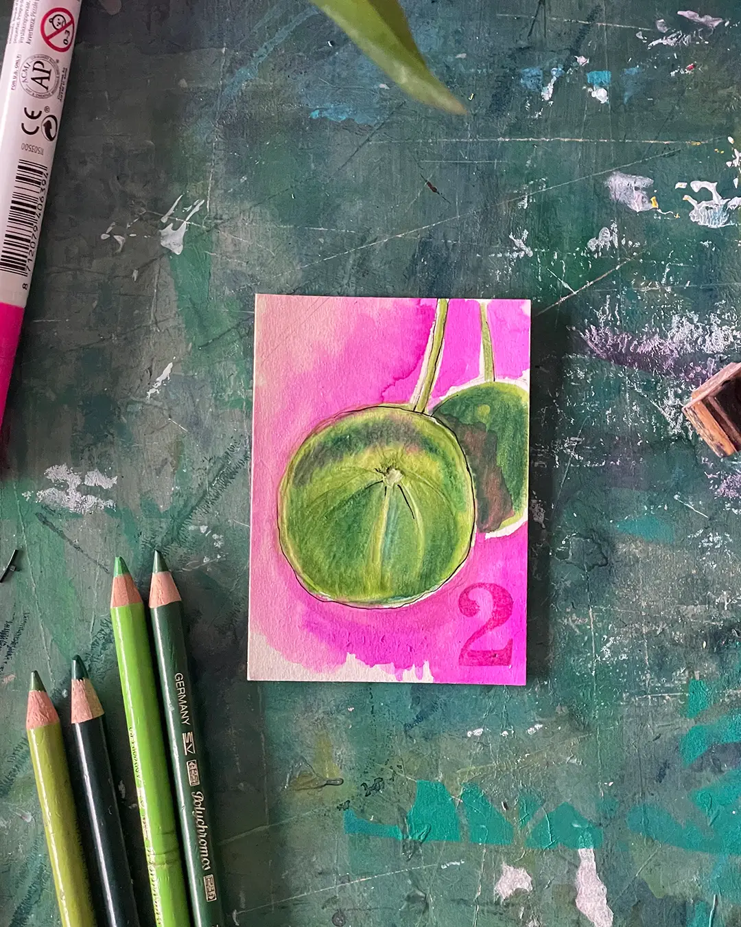 2/100 bunte Blätter 
©muellerinart