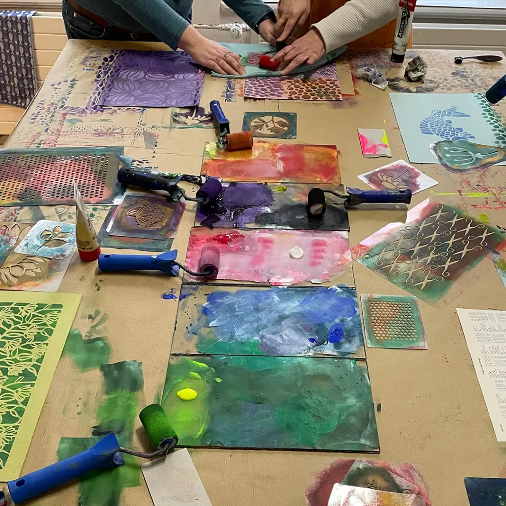 Bunte Bücher Workshop ©muellerinartstudio