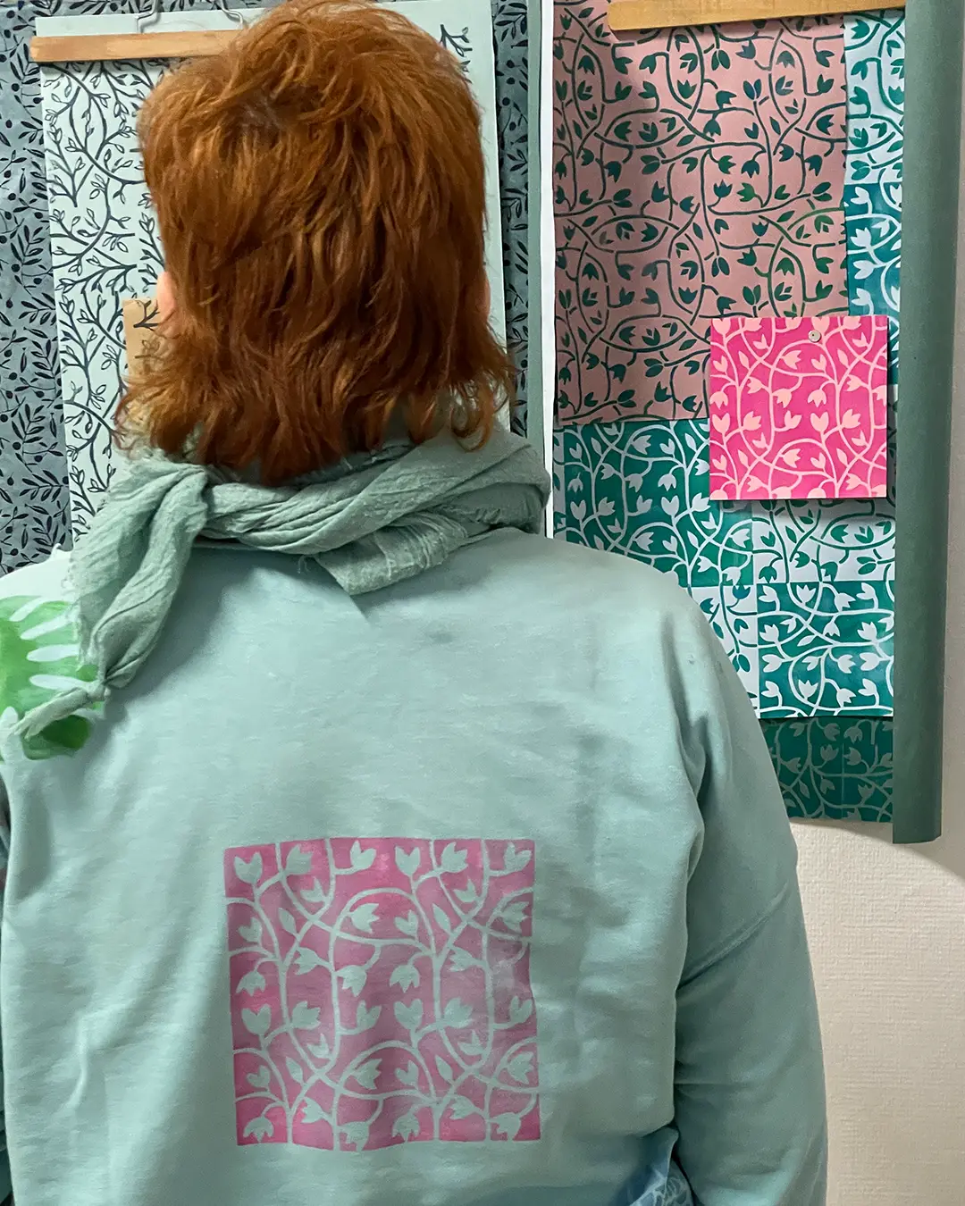 Maike Gabel und Müllerin Muster ©muellerinartstudio