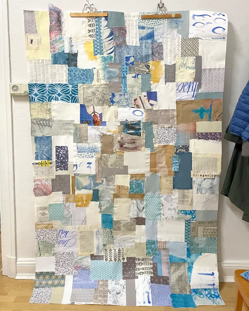 Papierpatchwork ©muellerinartstudio