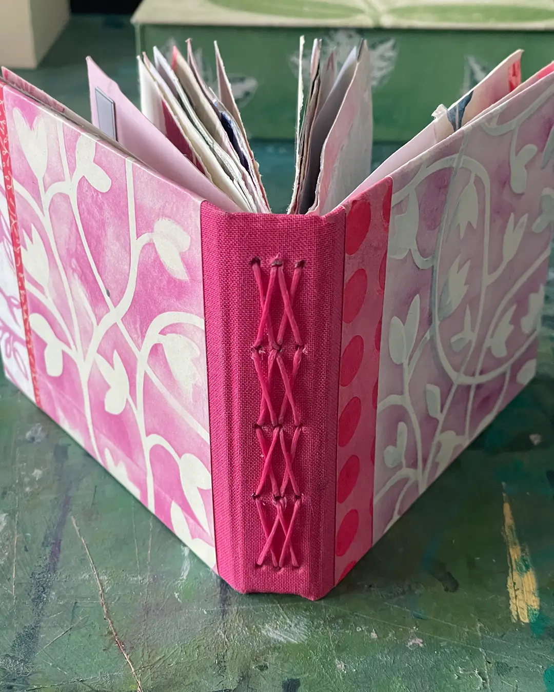 Februarbüchlein "Pink" nach ©muellerinart