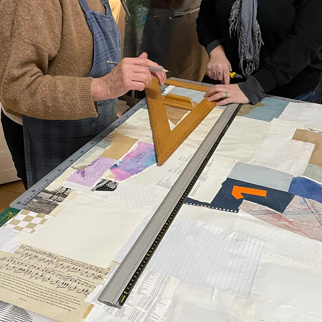 Papierpatchwork ©muellerinartstudio