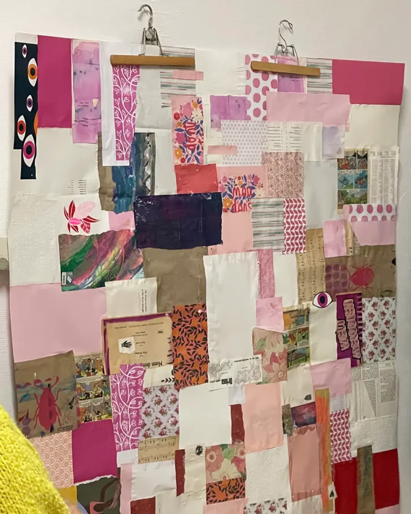 Papierpatchwork ©muellerinartstudio