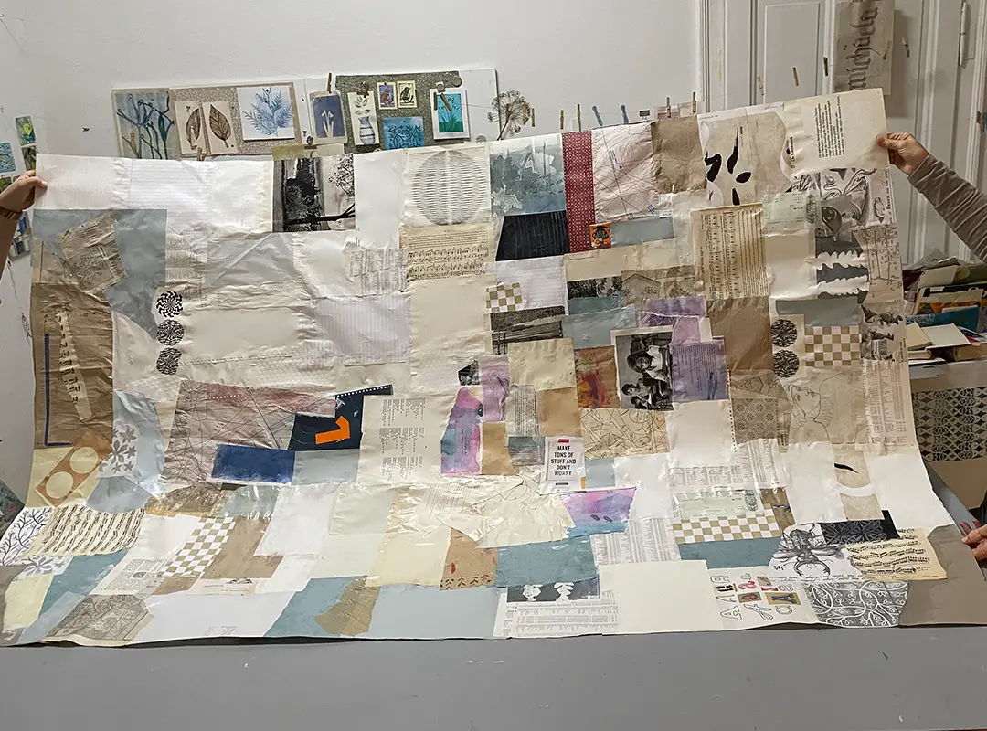 Papierpatchwork ©muellerinartstudio