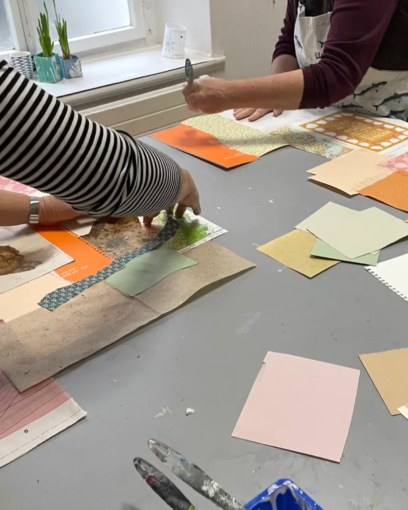 Papierpatchwork ©muellerinartstudio