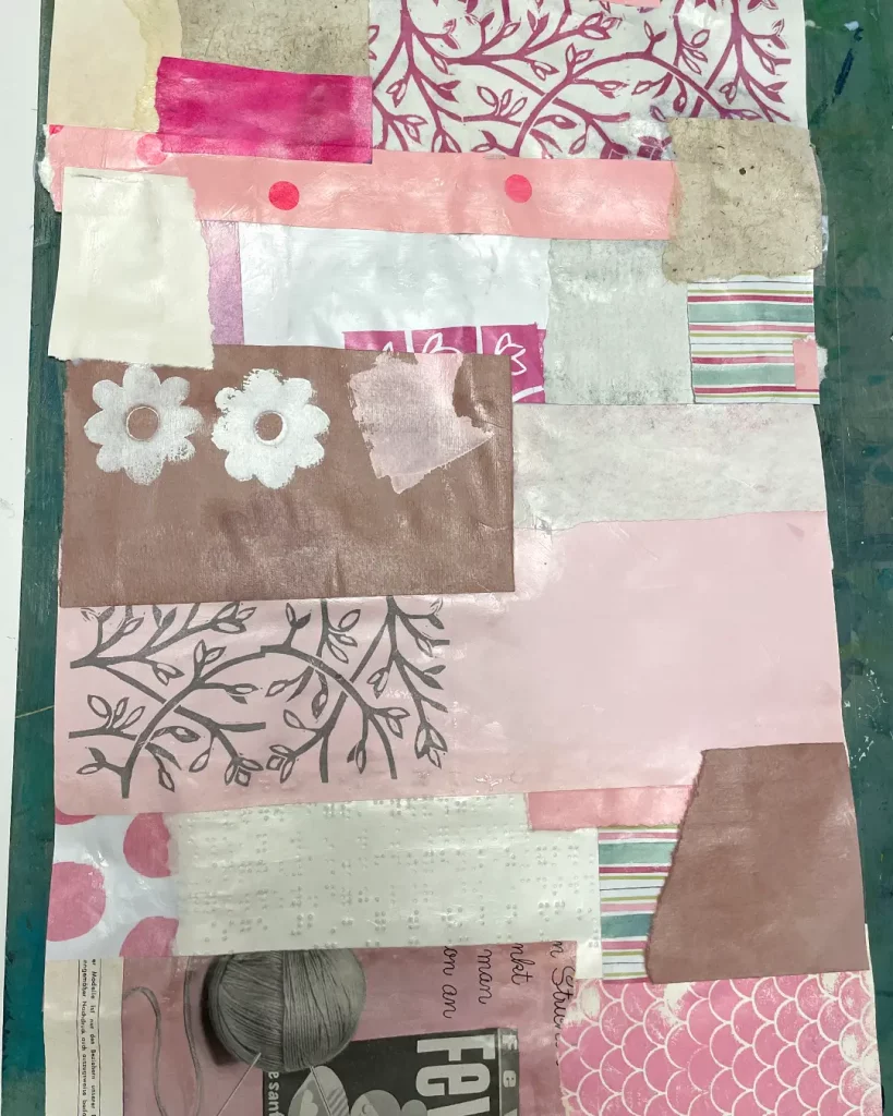 Papierpatchwork ©muellerinartstudio