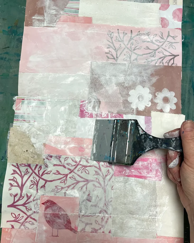 Papierpatchwork ©muellerinartstudio