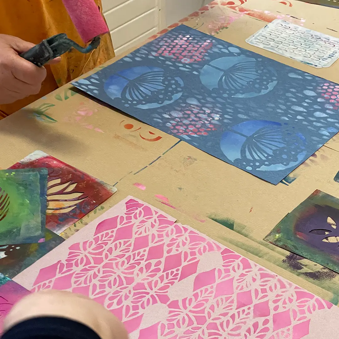 Bunte Bücher Workshop ©muellerinartstudio