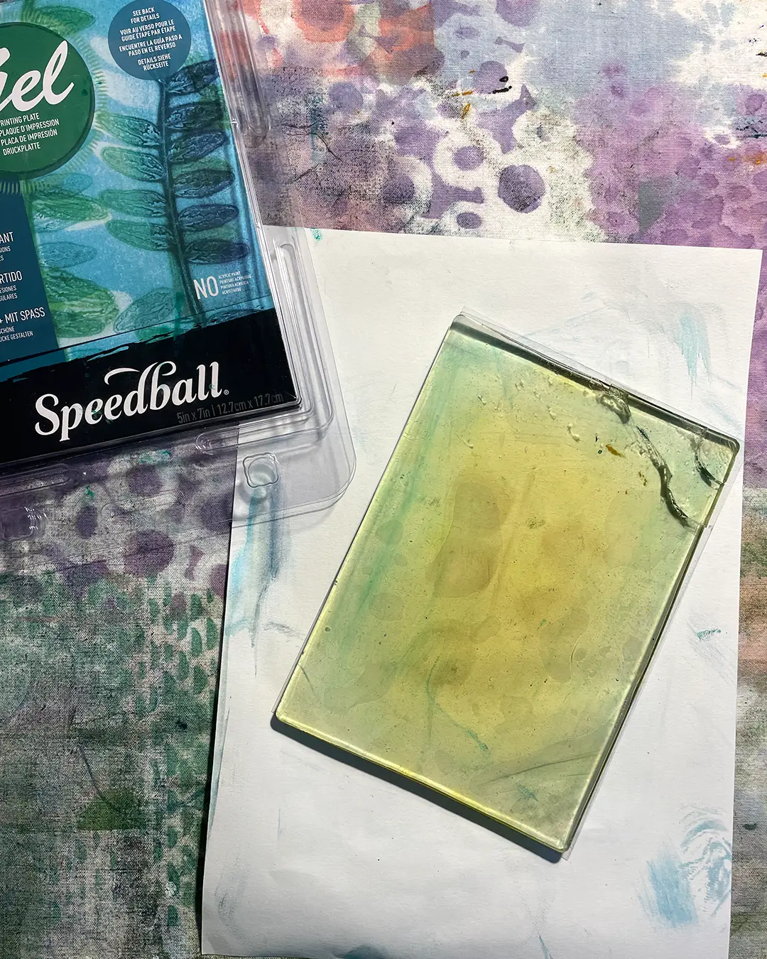 Geldruckplatte Speedball beschädigt
©muellerinart