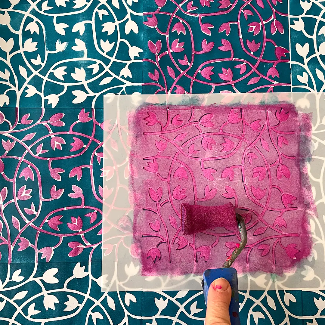 Schablonendrucke Knospenzweige
©muellerinartstudio