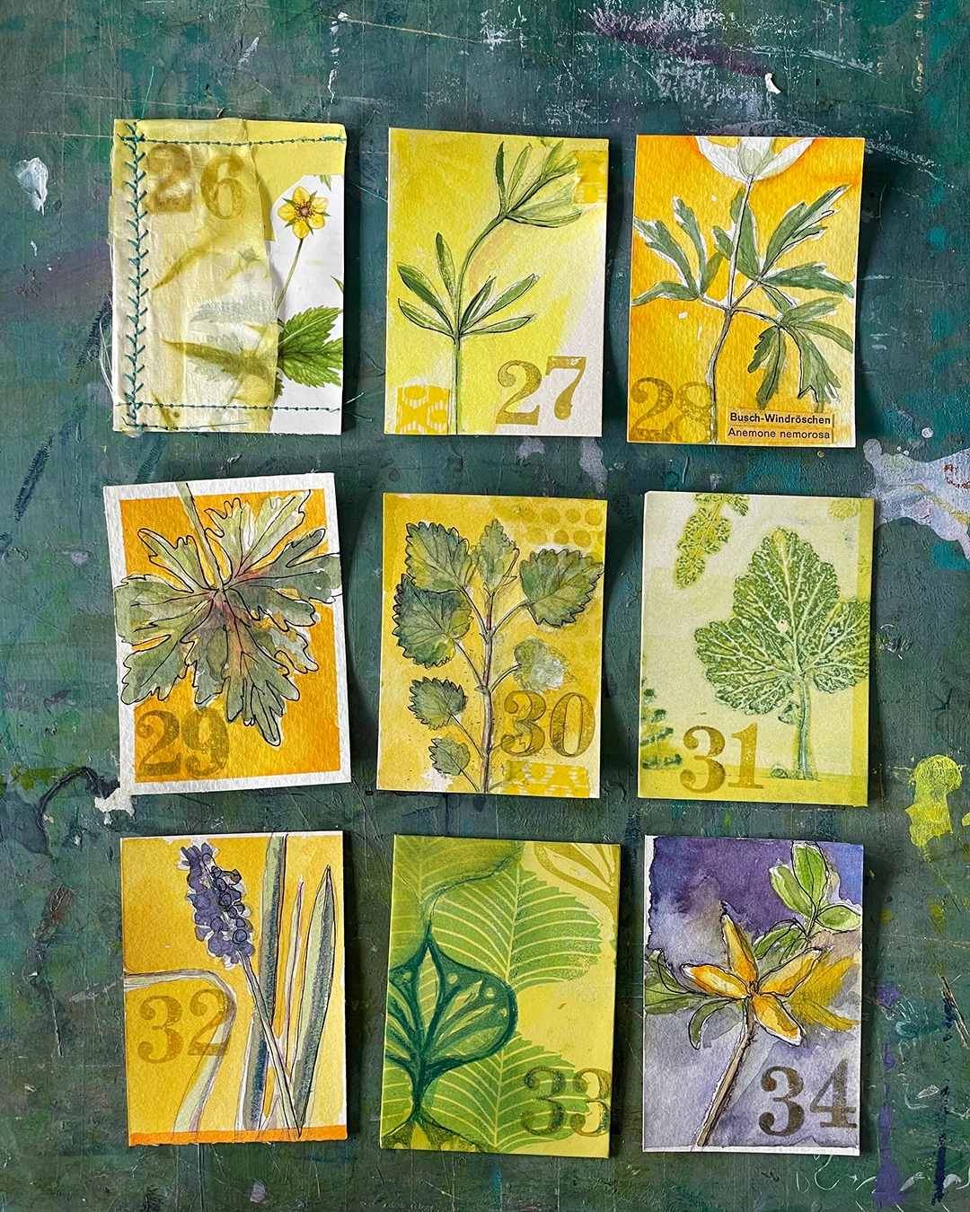 100 bunte Blätter ©muellerinartstudio