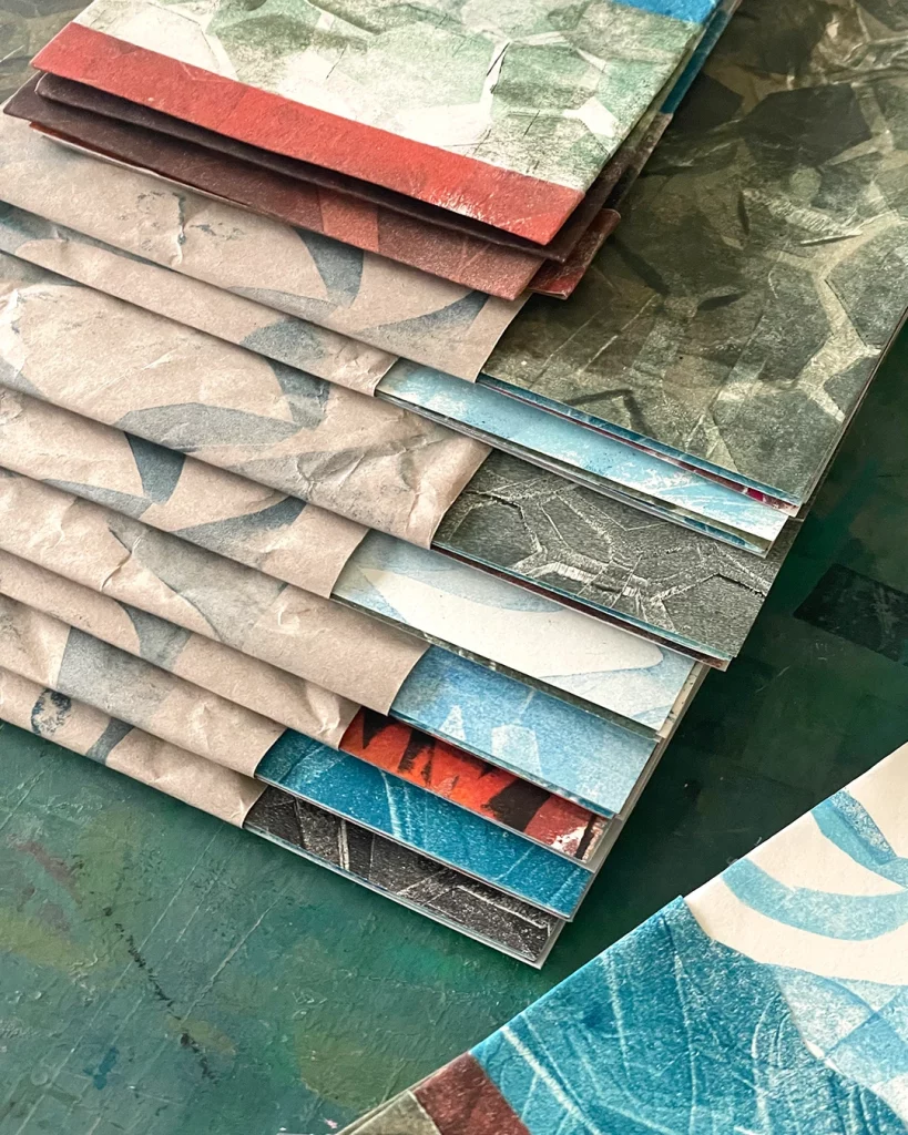 Elemente im Walzendruck ©muellerinartstudio 