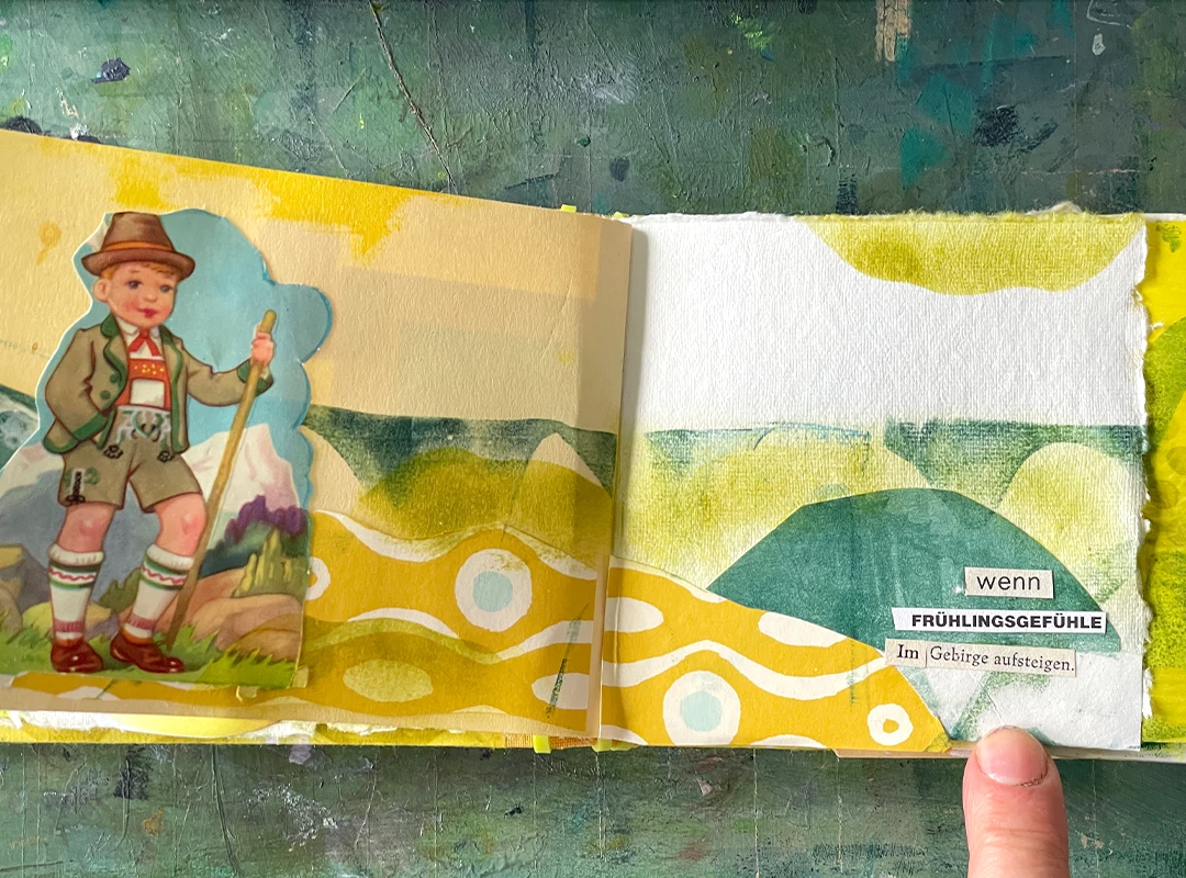 Frühlingsbuch, Märzbuch, Jahr der Landschaften ©muellerinartstudio