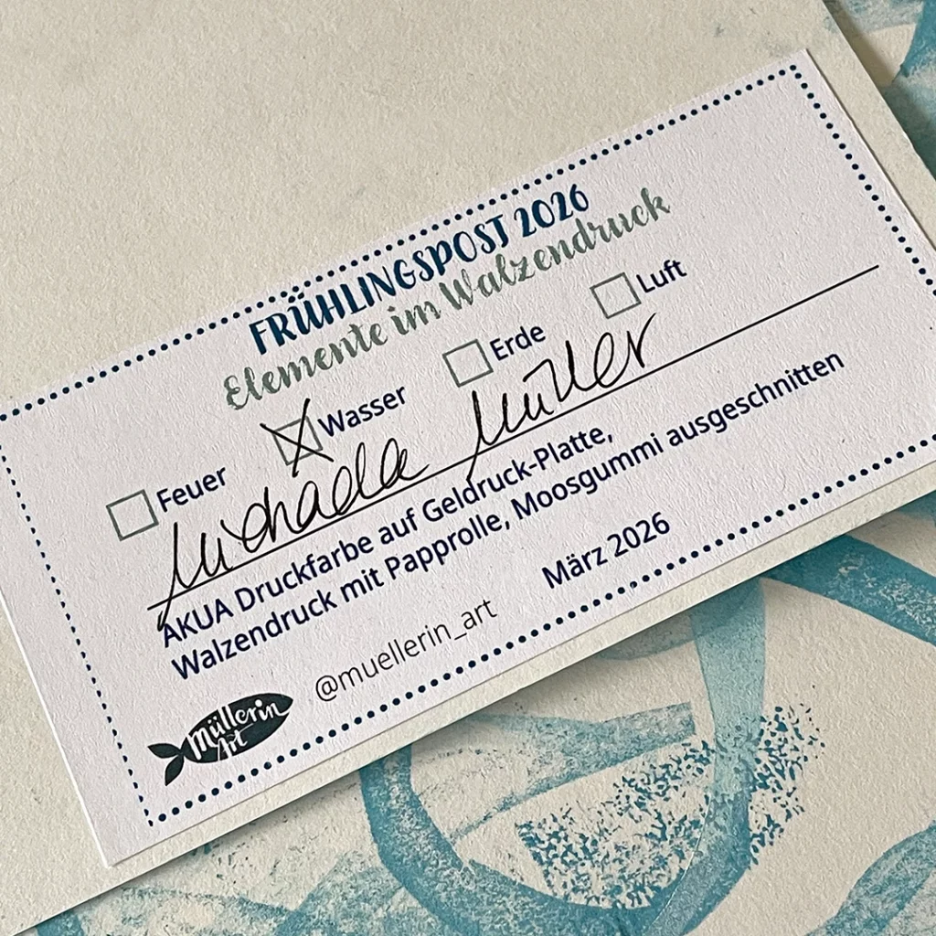 Elemente im Walzendruck ©muellerinartstudio 