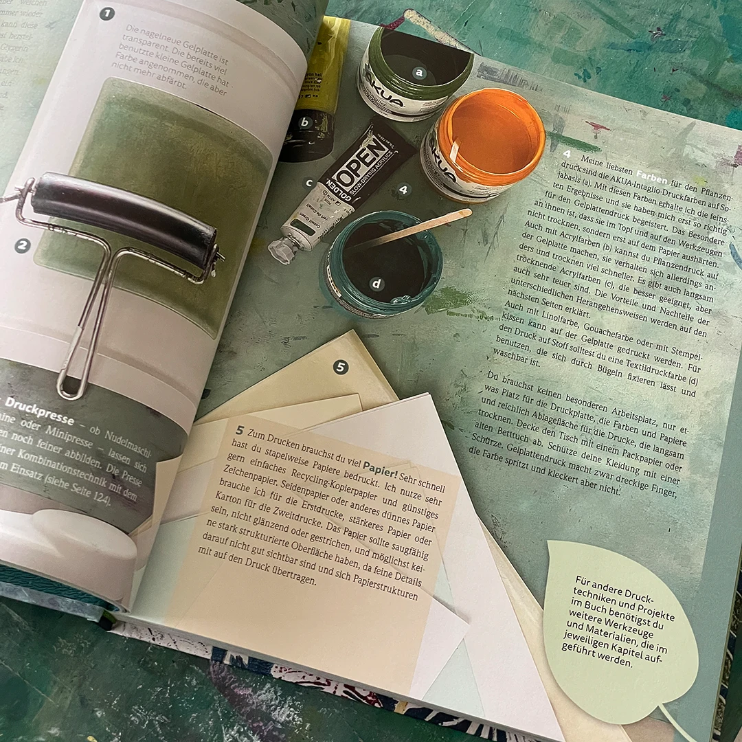 Bunte Blätter, Michaela Müller ©muellerinartstudio