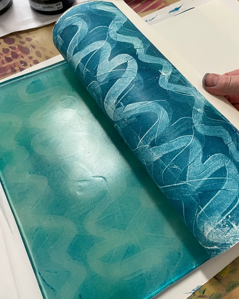 Elemente im Walzendruck ©muellerinartstudio 