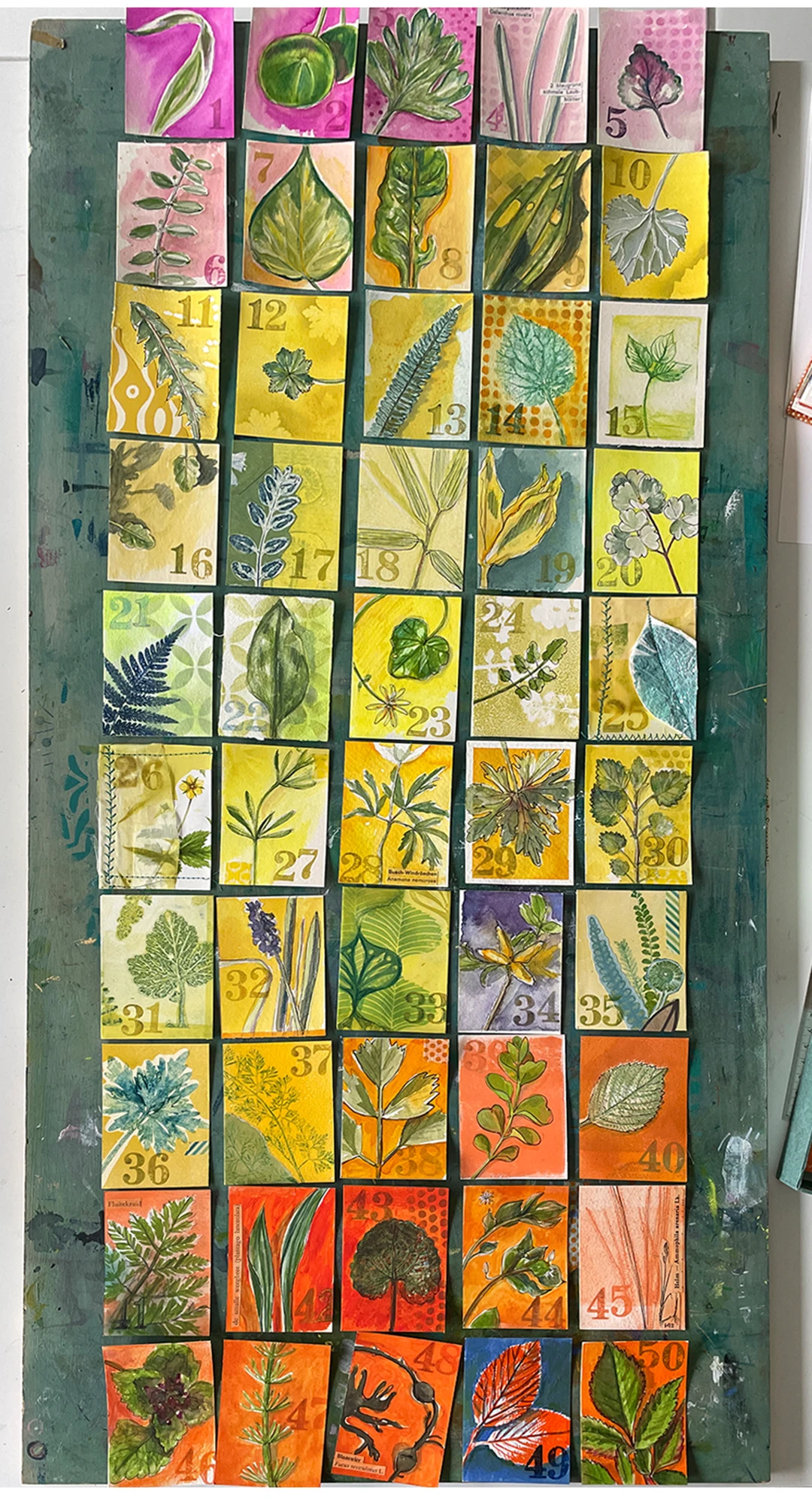 100 bunte Blätter ©muellerinartstudio