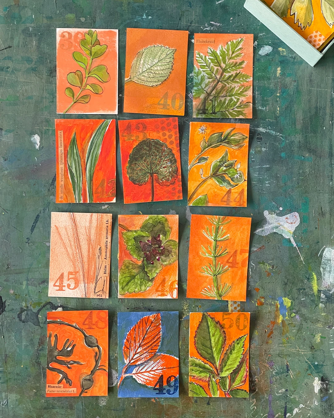 100 bunte Blätter ©muellerinartstudio