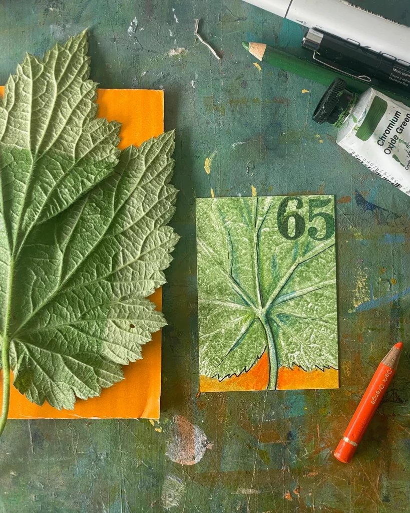 100 bunte Blätter 65 ©muellerinartstudio