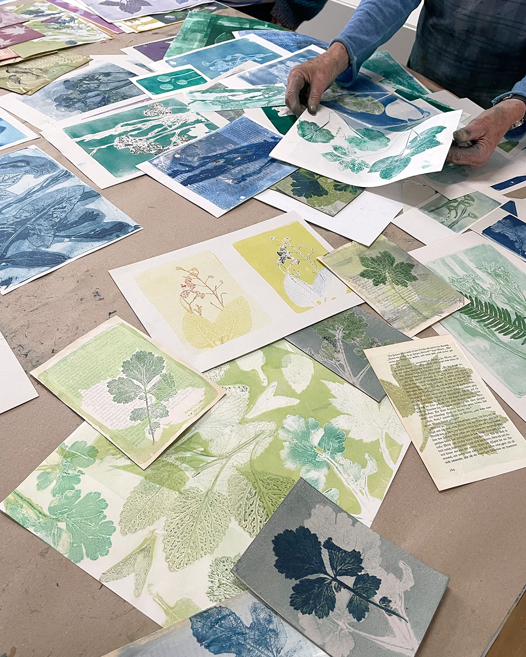 Gartenbücher-Workshop im ©muellerinartstudio