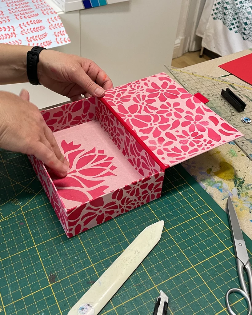 Anleitung Klappschachtel ©muellerinartstudio