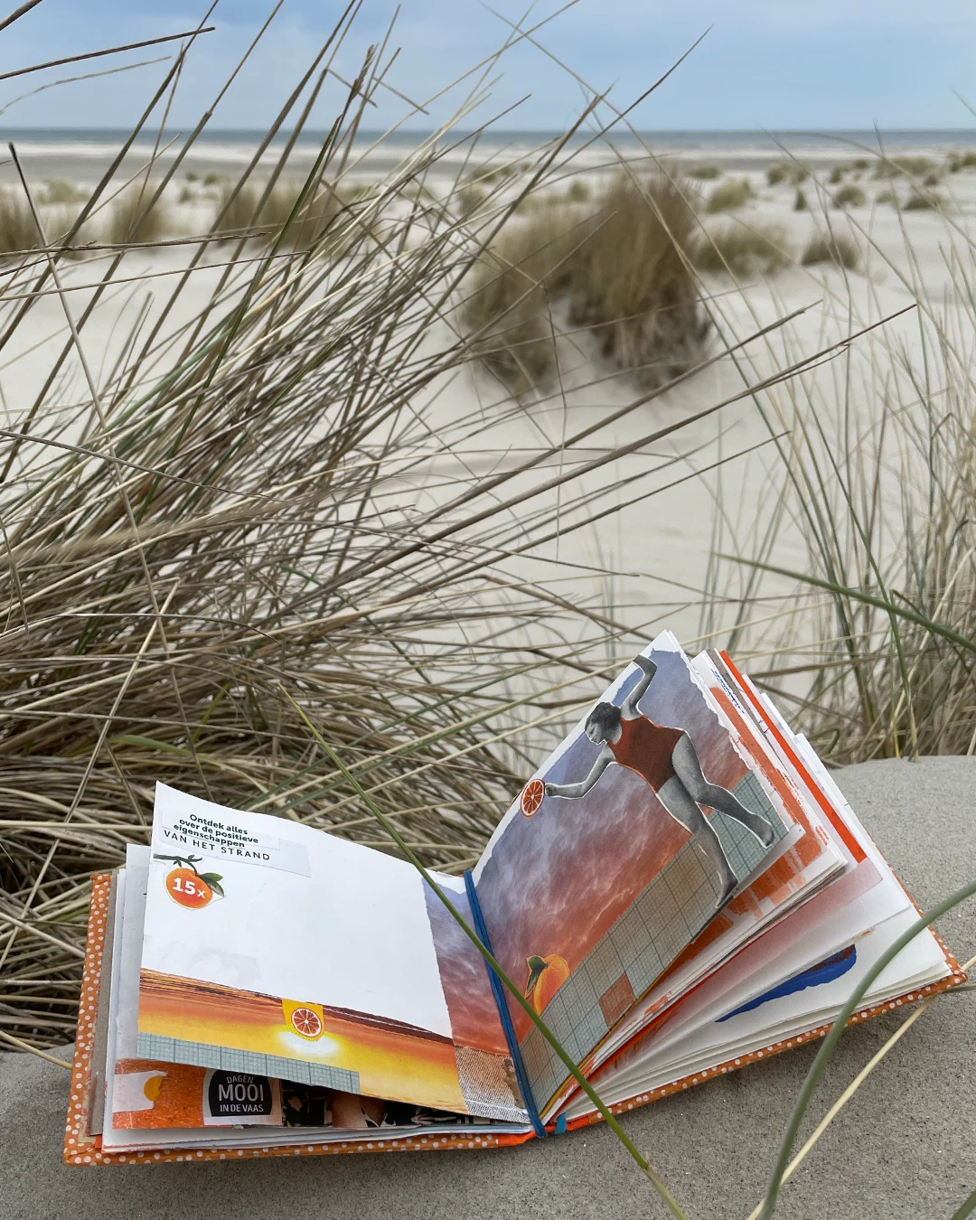 Monatsbüchlein Orange April 2026 ©muellerinartstudio