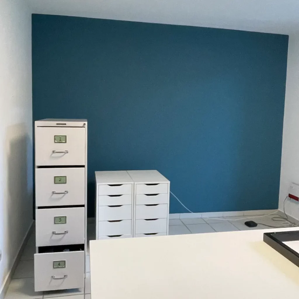 Arbeitszimmer Renovierung ©muellerinartstudio
