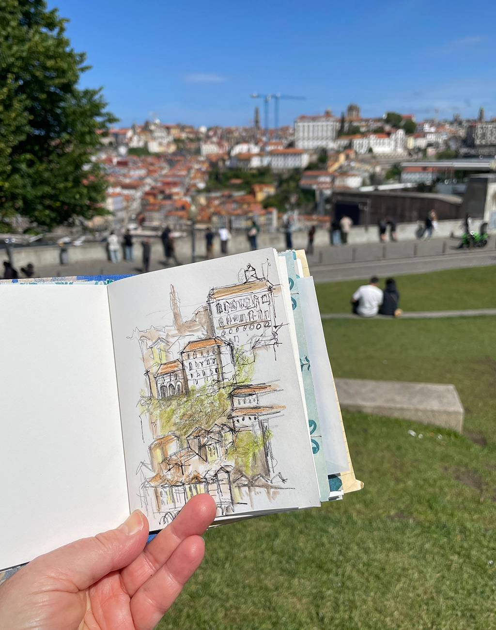 Urban sketching Porto ©muellerinartstudio