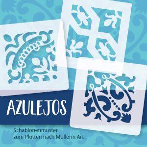 Plotterschablonen-Set: Azulejos